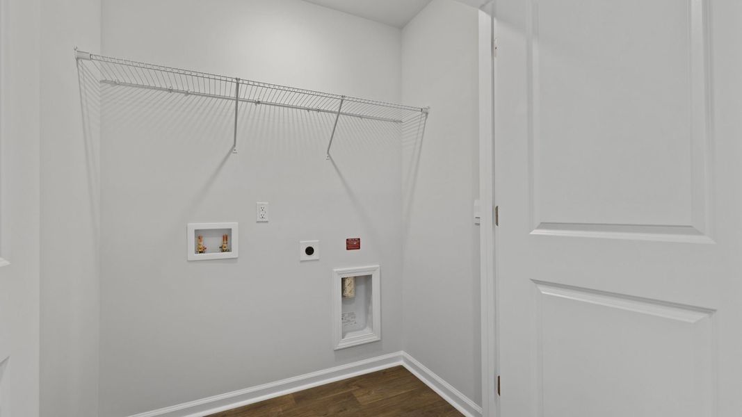 Representative unfurnished interior of a home built from the DENMARK by D.R. Horton in Pine Hills Townhomes at Cane Bay, Summerville (Image 26).