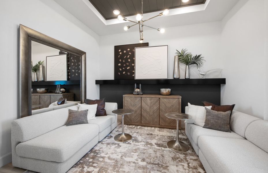 Furnished interior view inside a new home in Terreno, Naples (Image 11).