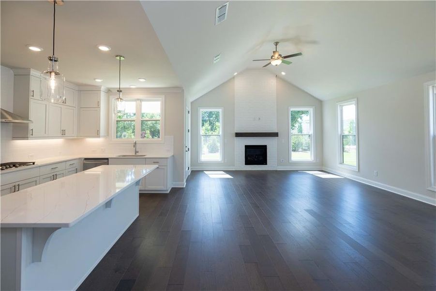 Spacious, unfurnished interior of a new home in Promenade at Sawnee Village, Cumming (Image 28).