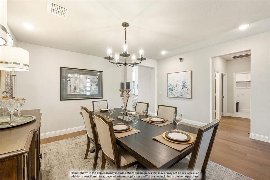 Furnished interior view inside a new home in Timberbrook 3B-4A, Justin (Image 16).