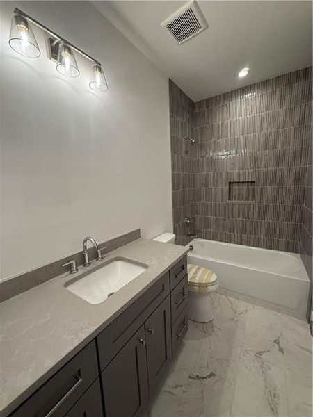 Furnished interior view inside a new home in , Acworth (Image 9).