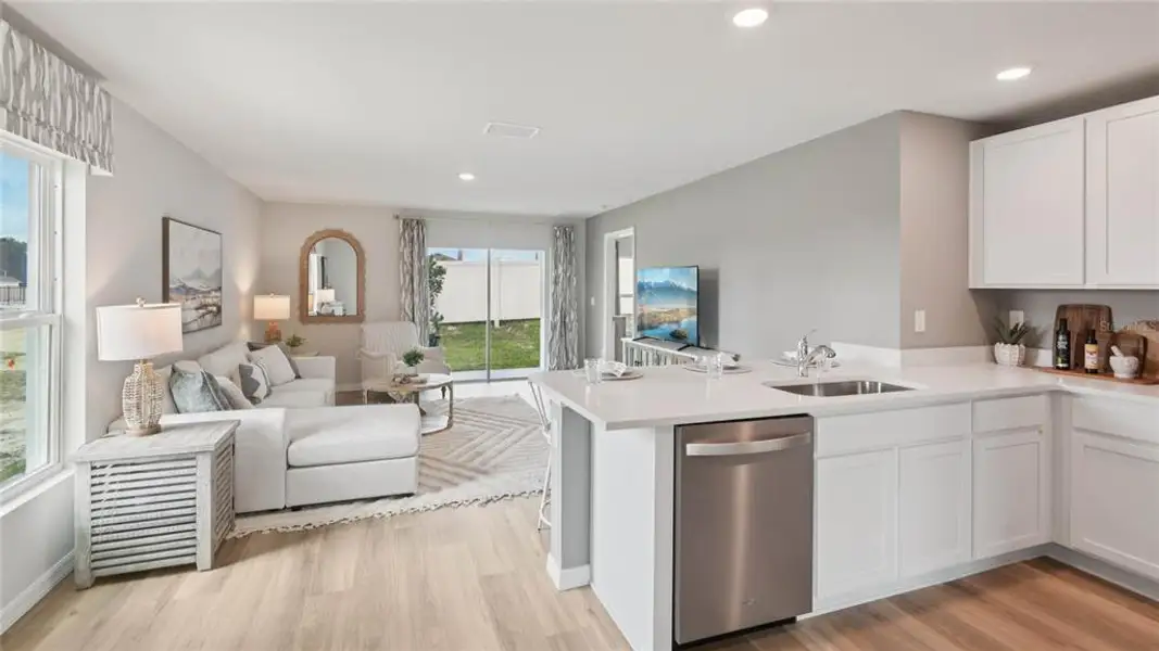 Furnished interior view inside a new home in Waterford, Brooksville (Image 4).