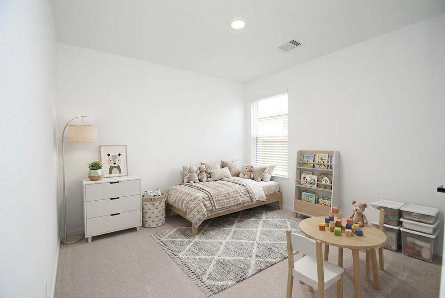 Furnished interior view inside a new home in Wharton Lakes, Wharton (Image 33).