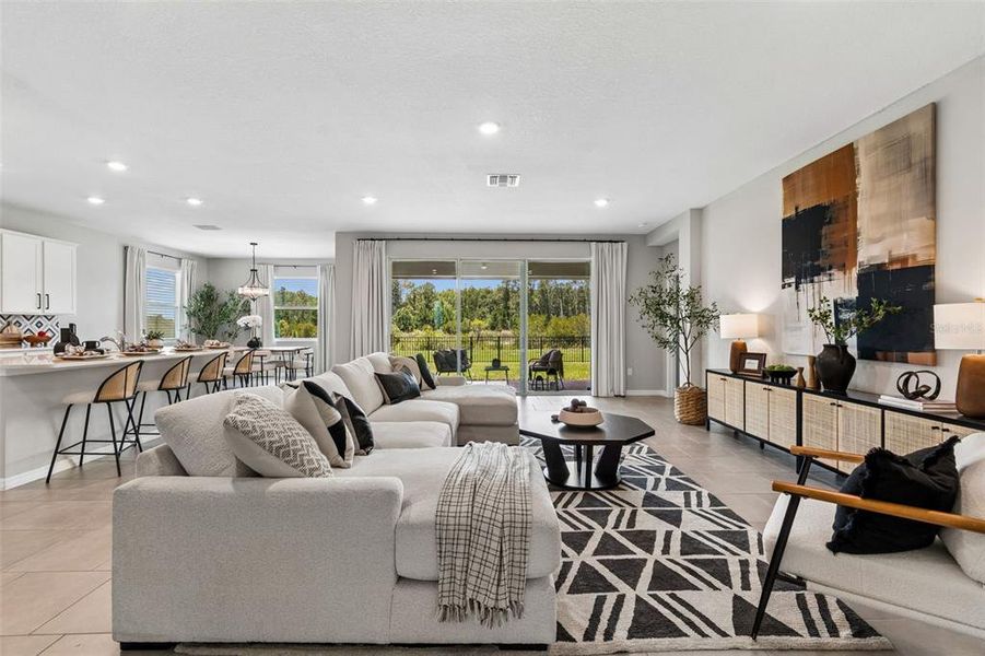 Furnished interior view inside a new home in Deerbrook, Land O' Lakes (Image 48).