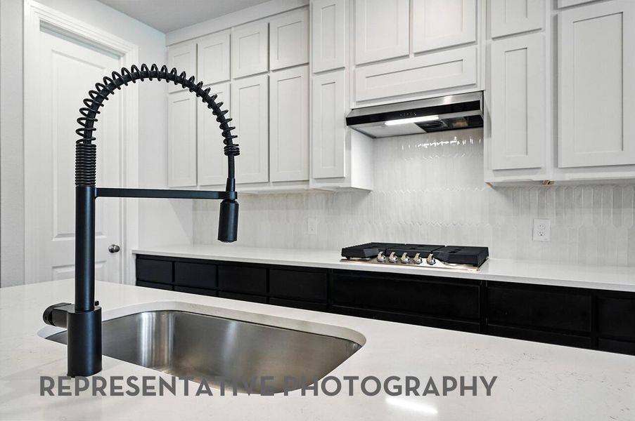 Close-up of interior finishes inside a home in Easton Park, Austin (Image 11).