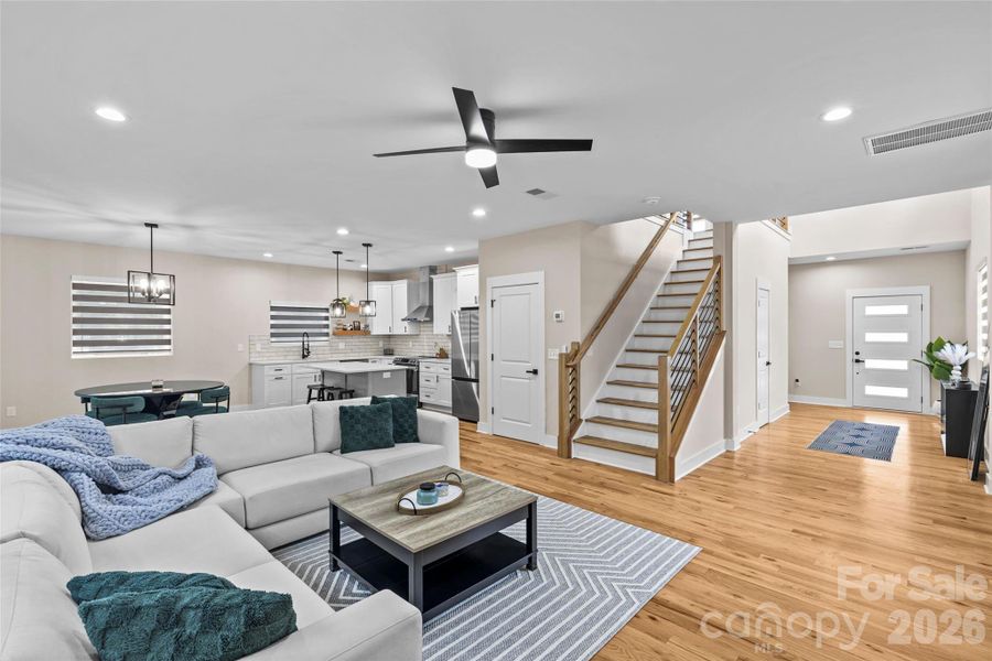 Furnished interior view inside a new home in , Charlotte (Image 16).