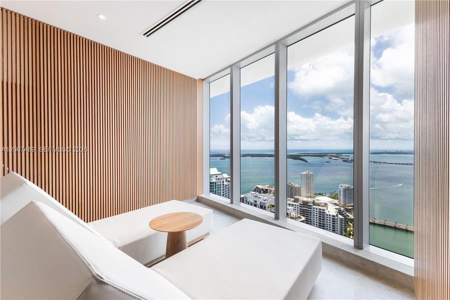 Furnished interior view inside a new home in , Miami (Image 52). Furnished interior view inside a new home in , Miami (Image 52).