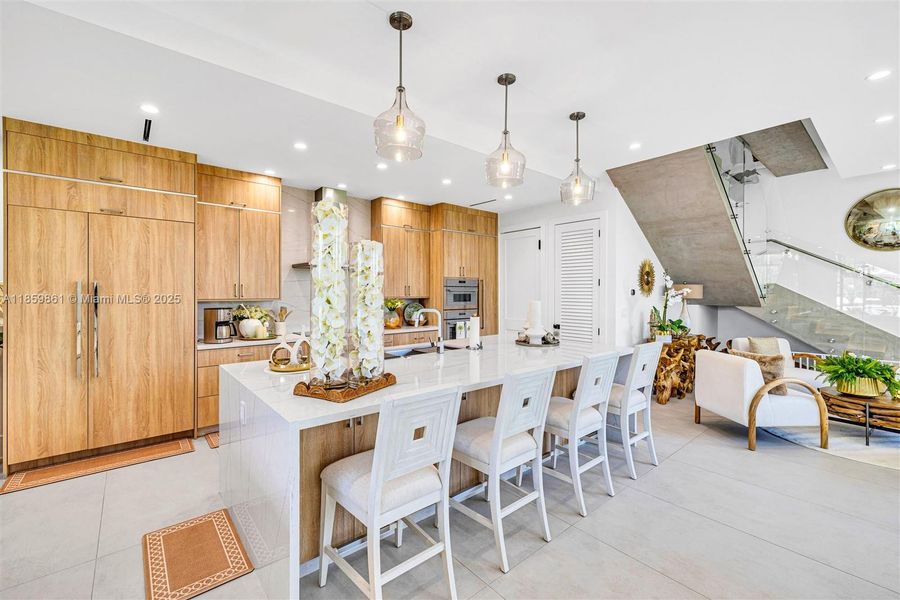 Furnished interior view inside a new home in , Miami (Image 36).