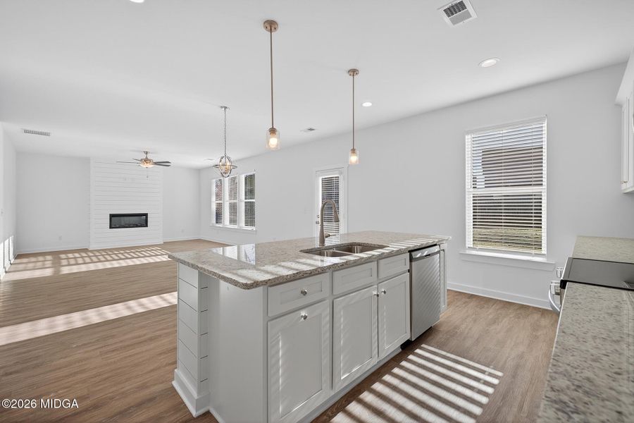 Furnished interior view inside a new home in Langston Place, Perry (Image 9).