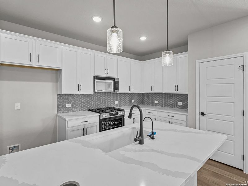Furnished interior view inside a new home in Comanche Ridge, San Antonio (Image 6).