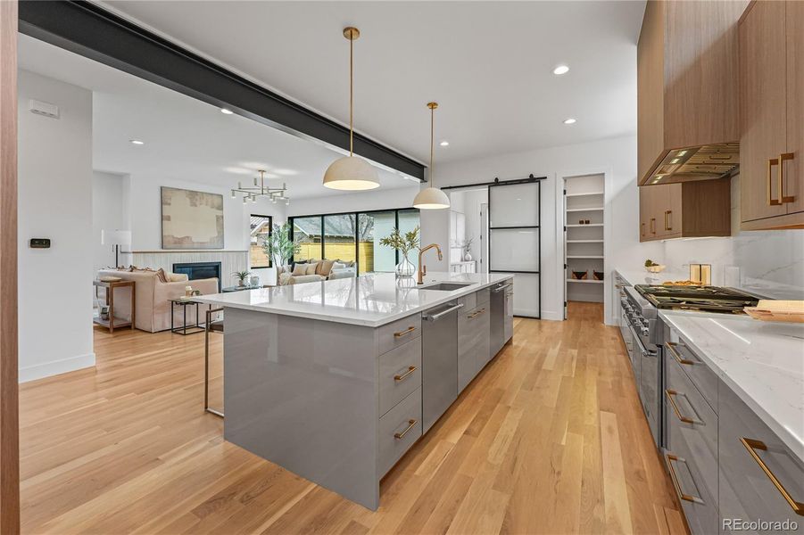 Furnished interior view inside a new home in , Denver (Image 22).
