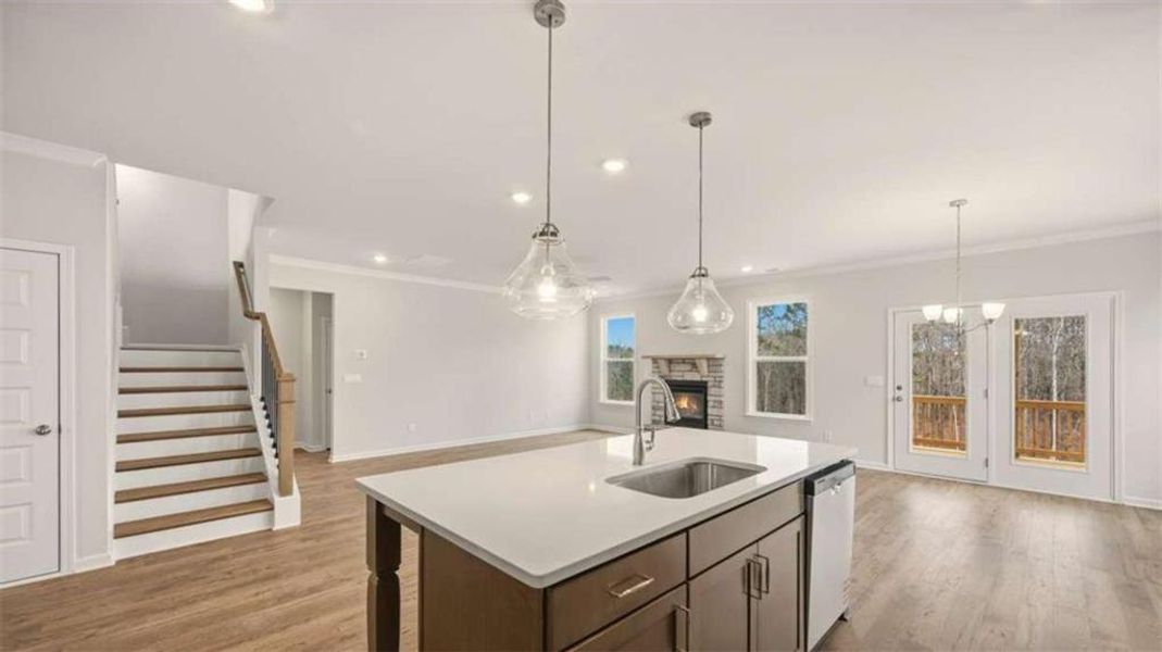 Furnished interior view inside a new home in The Gates at Pates Creek, Hampton (Image 6).