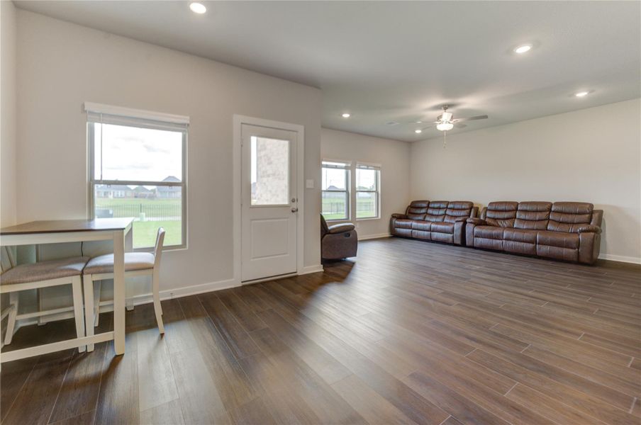 Furnished interior view inside a new home in Arabella on the Prairie, Richmond (Image 14).