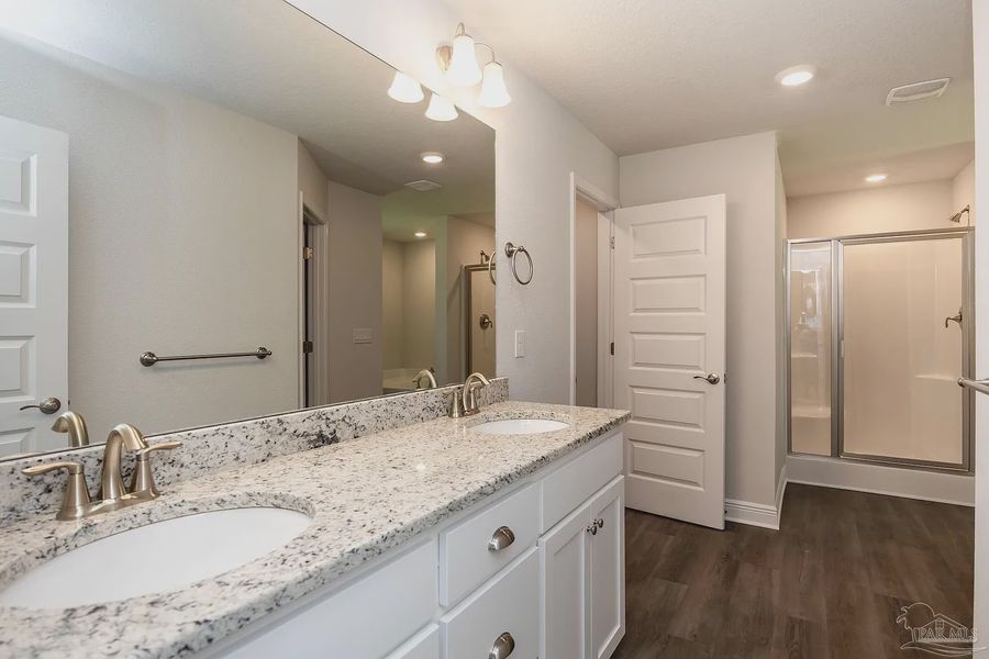 Furnished interior view inside a new home in Emmaline Gardens, Milton (Image 9). Furnished interior view inside a new home in Emmaline Gardens, Milton (Image 9).