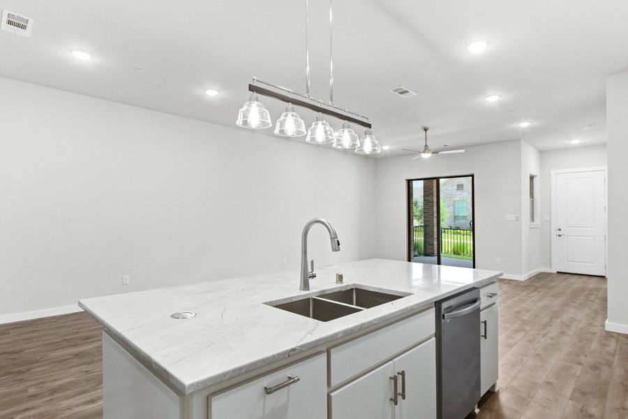 Furnished interior view inside a new home in Woodbridge Villas, Wylie (Image 8).