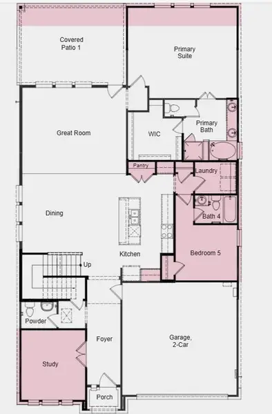 Additional Highlights Include: Gourmet kitchen, downstairs bedroom and bathroom in place of tandem garage, extended primary suite, slide-in tub at primary bath, study in place of flex, media room, and extended covered patio. Additional Highlights Include: Gourmet kitchen, downstairs bedroom and bathroom in place of tandem garage, extended primary suite, slide-in tub at primary bath, study in place of flex, media room, and extended covered patio.