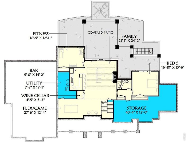 2D floor plan layout of this home in , Greeley, CO (Image 3).