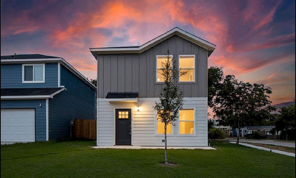 Front exterior of a new home in , Fort Worth, TX, highlighting curb appeal (Image 2). Front exterior of a new home in , Fort Worth, TX, highlighting curb appeal (Image 2).