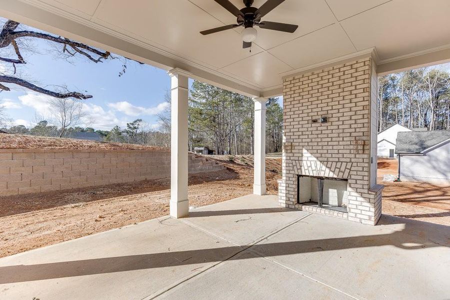 Exterior details and patio area of a home in , Cumming (Image 2). Exterior details and patio area of a home in , Cumming (Image 2).