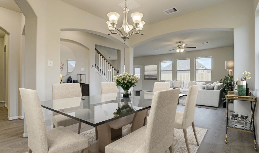 Elegant dining room