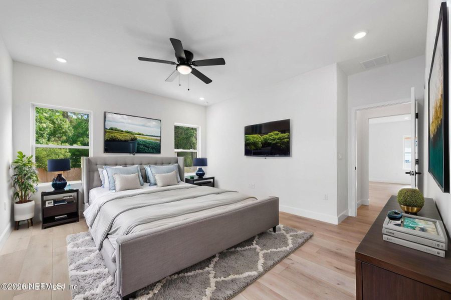 Furnished interior view inside a new home in , Jacksonville (Image 7).