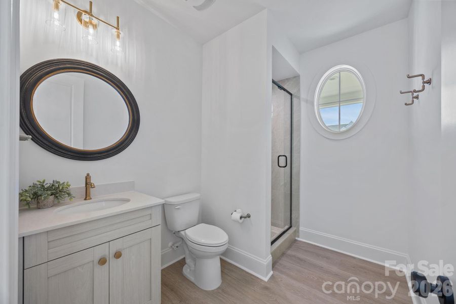 Guest bath on the main level