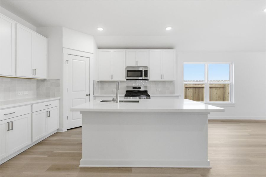 Furnished interior view inside a new home in Infinity Square, Kyle (Image 11).