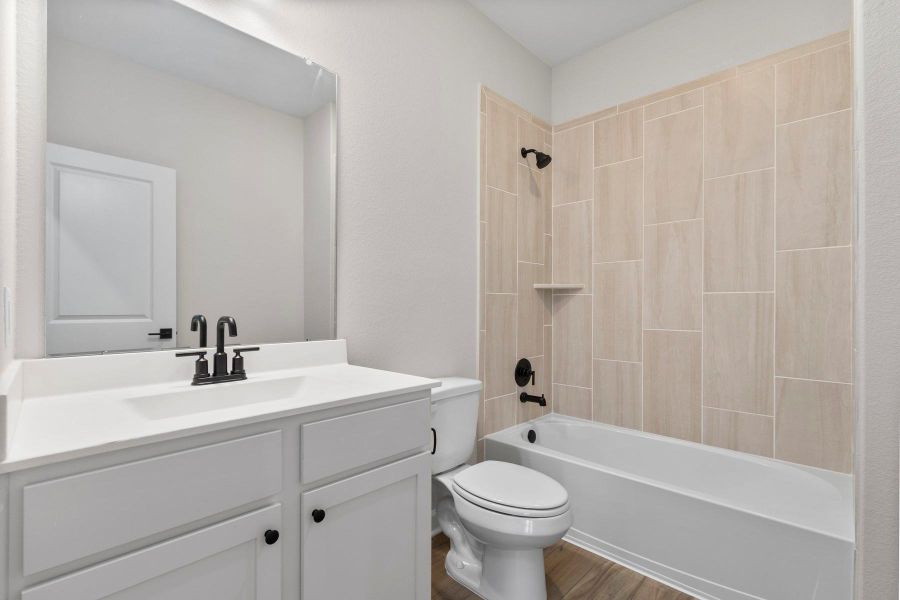 Furnished interior view inside a new home in Emberly, Beasley (Image 3).
