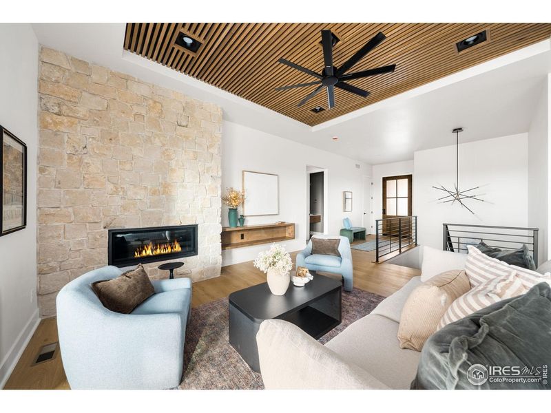 Furnished interior view inside a new home in , Timnath (Image 13).