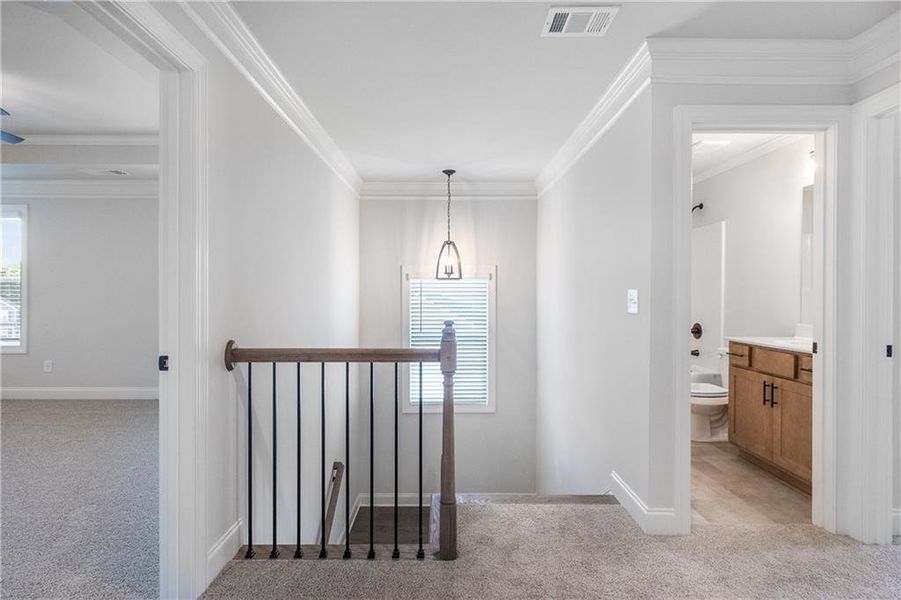 Spacious, unfurnished interior of a new home in Calgary Downs, Winder (Image 11).