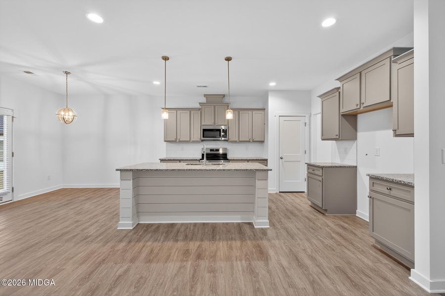 Furnished interior view inside a new home in Langston Place, Perry (Image 5).