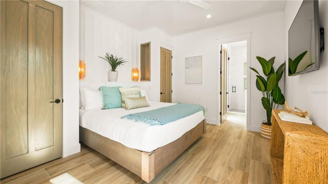 Furnished interior view inside a new home in , Sarasota (Image 67). Furnished interior view inside a new home in , Sarasota (Image 67).