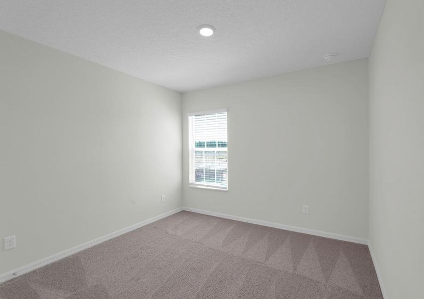 Each additional bedroom include carpets, closets, and bright windows