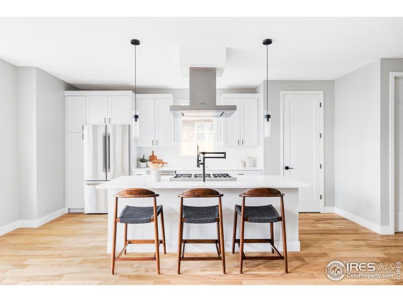 Furnished interior view inside a new home in , Denver (Image 10).