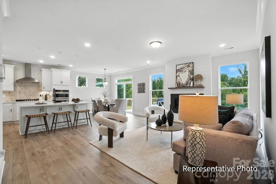 Furnished interior view inside a new home in Ashton Park, Monroe (Image 11).
