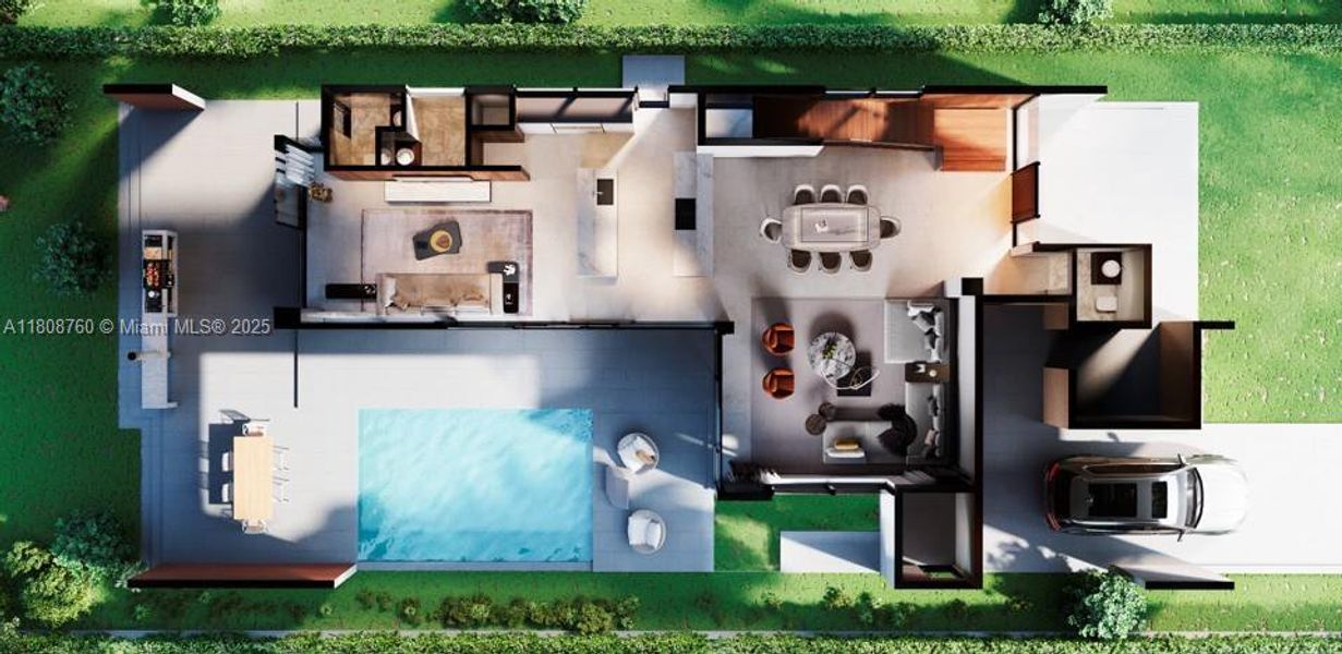 2D floor plan layout of this home in , Miami, FL (Image 5). 2D floor plan layout of this home in , Miami, FL (Image 5).