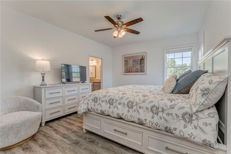 Furnished interior view inside a new home in , Cartersville (Image 29).