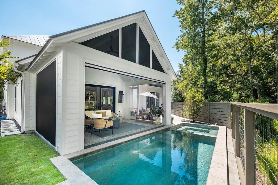 Front exterior of a new home in , Mount Pleasant, SC, highlighting curb appeal (Image 25). Front exterior of a new home in , Mount Pleasant, SC, highlighting curb appeal (Image 25).