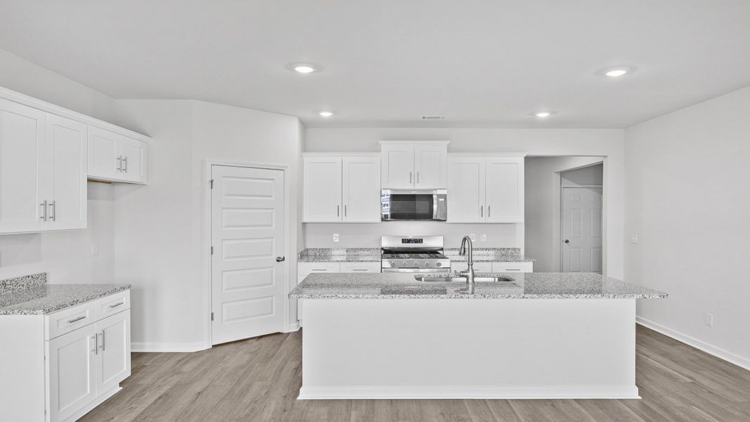 Furnished interior view inside a new home in Highland Hills, Graniteville (Image 10).