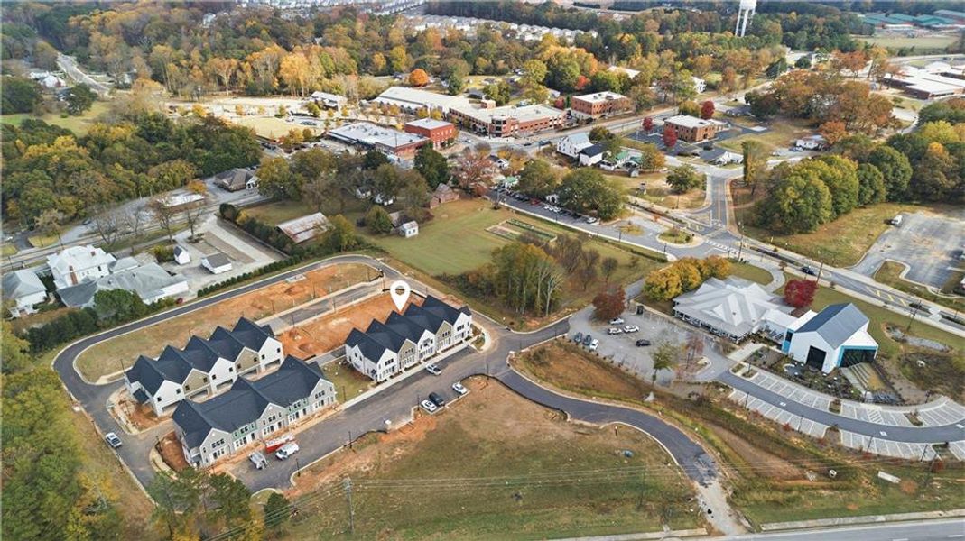 Front exterior of a new home in , Braselton, GA, highlighting curb appeal (Image 27).