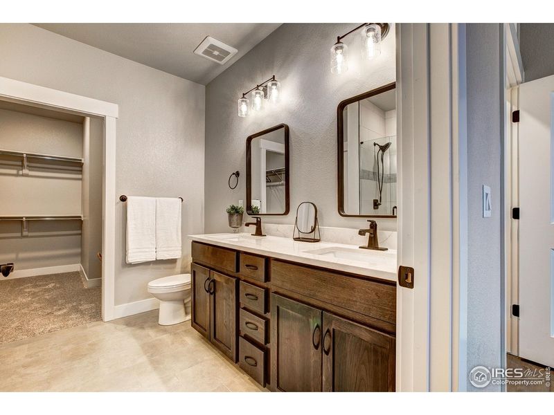Furnished interior view inside a new home in Northfield at Old Town - Vista Collection, Fort Collins (Image 11).
