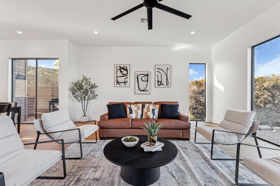 Furnished interior view inside a new home in , Graford (Image 5). Furnished interior view inside a new home in , Graford (Image 5).