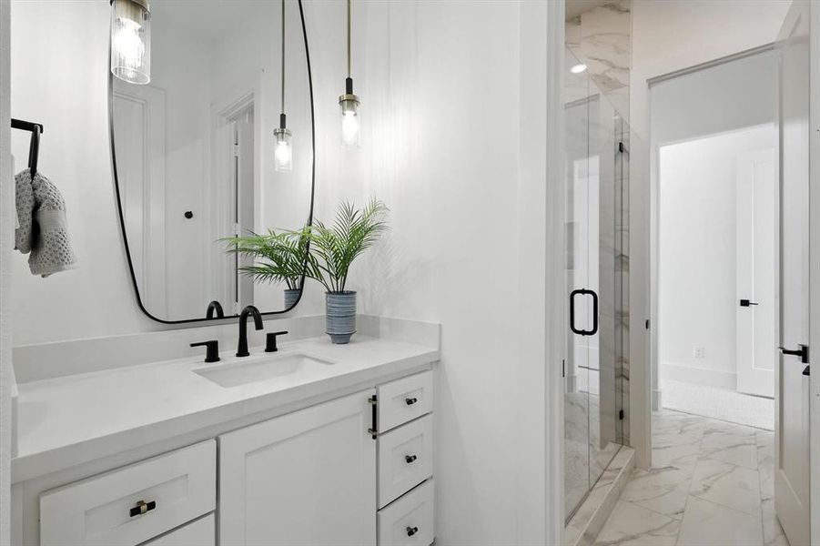 Furnished interior view inside a new home in , Dallas (Image 20). Furnished interior view inside a new home in , Dallas (Image 20).