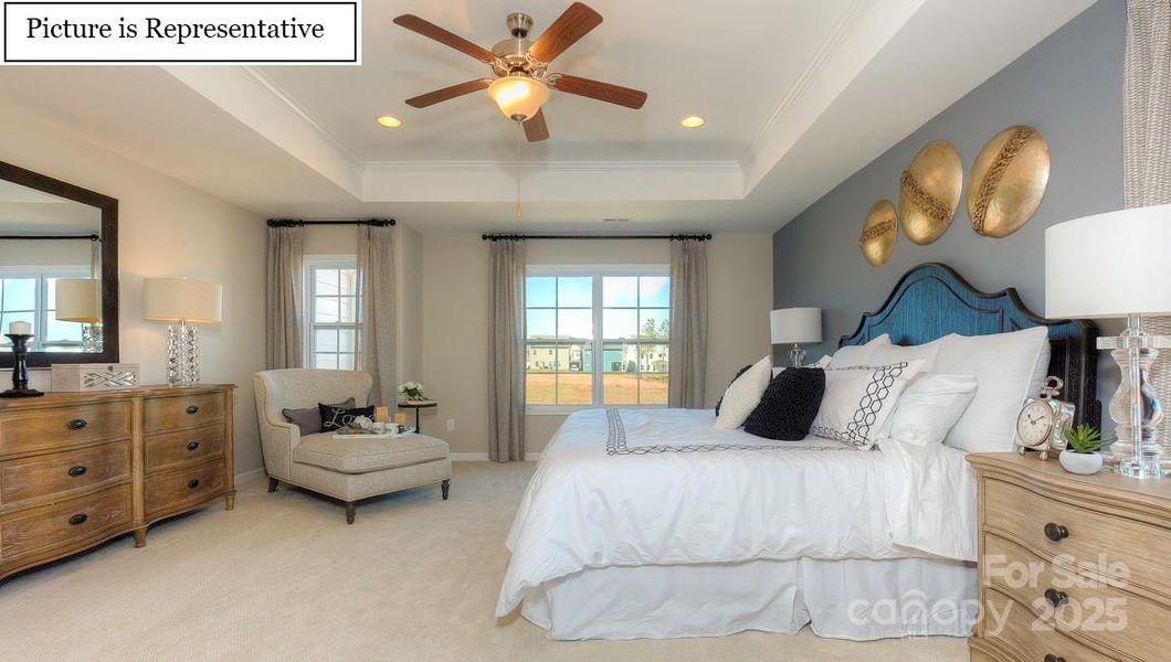 Furnished interior view inside a new home in Oak Grove Hill, Huntersville (Image 23).