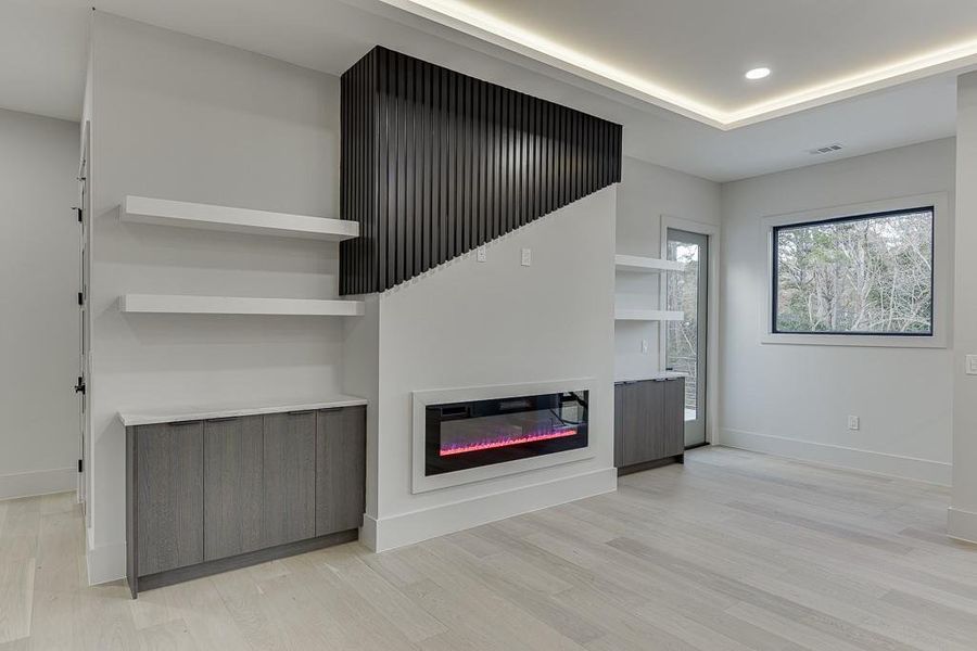 Furnished interior view inside a new home in , Buford (Image 37).