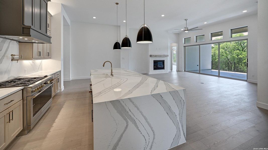 Furnished interior view inside a new home in George's Ranch, Boerne (Image 12).
