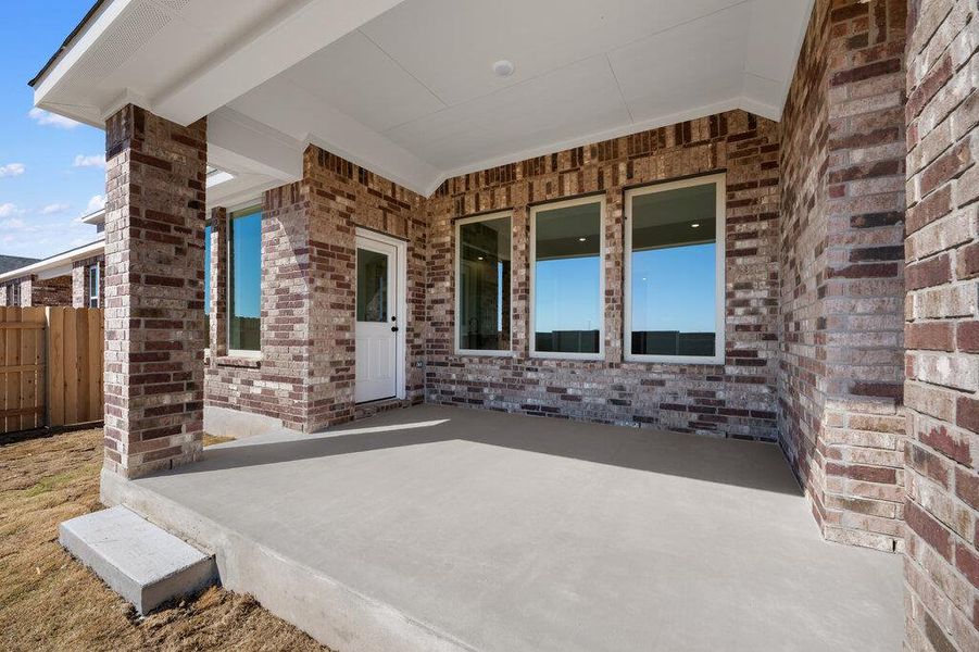 Exterior details and patio area of a home in Berry Creek Highlands, Georgetown (Image 19). Exterior details and patio area of a home in Berry Creek Highlands, Georgetown (Image 19).