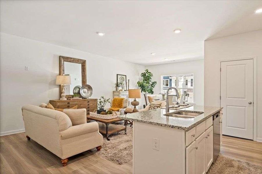 Furnished interior view inside a new home in , Conyers (Image 6).