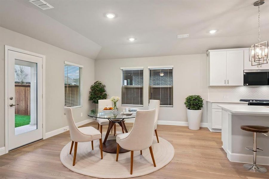 Furnished interior view inside a new home in Lakehaven - Signature Series, Farmersville (Image 6).