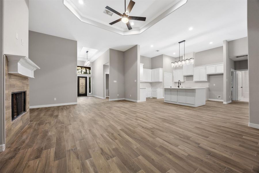 Modern open plan Modern open plan